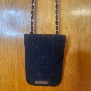 Vera Bradley Black Quilted‎ Crossbody Bag